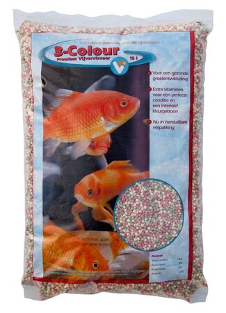 3-colour pellets premium 15l - afbeelding 1