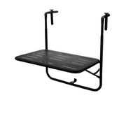BALKONTAFEL 60X43X70CM ZWART