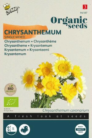 Bio chrysanthemum enkelbl. 1g - afbeelding 1