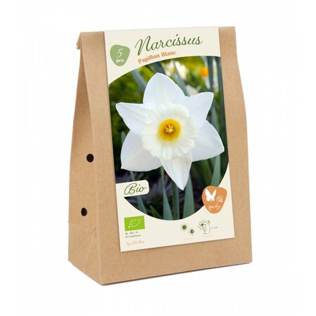 Bio - narcis papillon blanc 5st