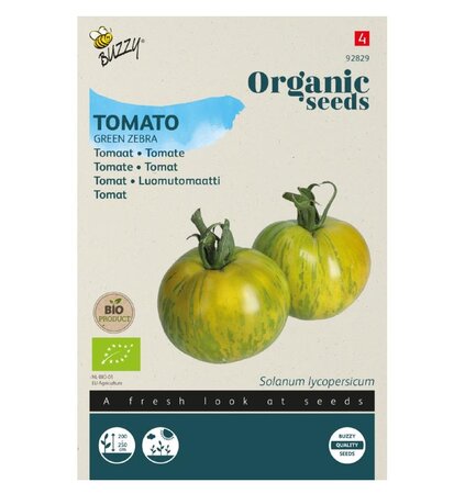 Bio tomaat green zebra 0.1g