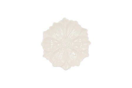 BLOOM COSMEA PLATE WHITE 11x11x3CM