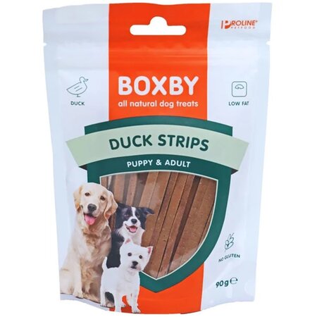 Boxby duck strips 90g