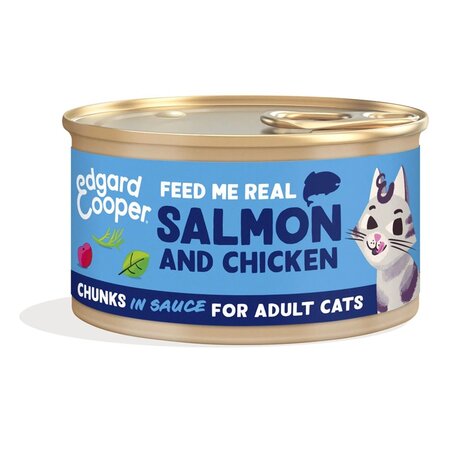 Cat adult chuncks salmon/chicken 85