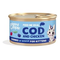 Cat kitten chunks cod/chicken 85g