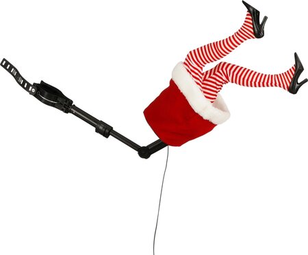 Christmas animated leg lady adapter included - l17xb13xh35cm