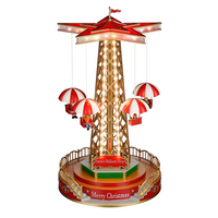 Christmas fairground attraction adapter included - h44,5xd24,5cm