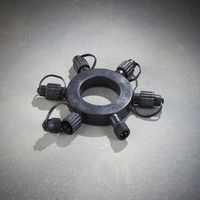 Connect xp ring zwart 6-way connector - h1,5xd20cm_x000D_