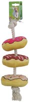 H.splg donut pluche+floss+piep 40cm