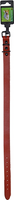 Halsb.comfortleder 22mm/60cm rood