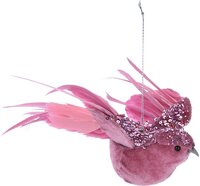 HANG DECO VOGEL MET GLITTER EN