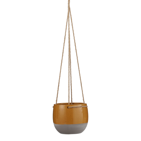 Hangpot resa d13.5h11.5cm oranje - Mica