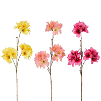 Hibiscussteel l77cm geel a3