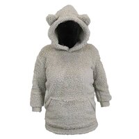 Hoodie pippa kids 50x70cm chat grey