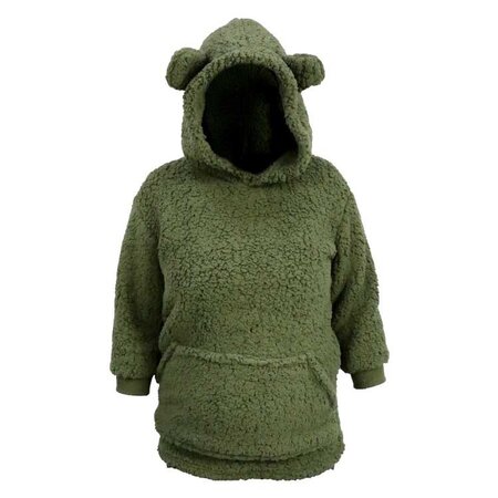 Hoodie pippa kids 50x70cm w green