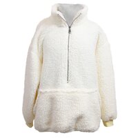 Hoodie willow 60x67cm dove white