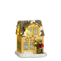 House yellow l13b12.5h15.5cm bo