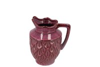 INGA BOA PURPLE VASE ACT GLAZE 18x14x21cm