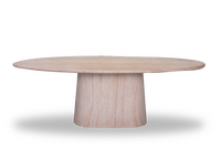 Keaton dining tafel Deens ovaal 240x100cm