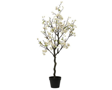 Kersenbloesem pes d50h125cm wit