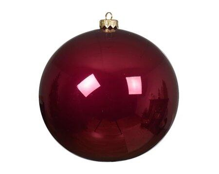 Kerstbal glas d15cm granaatappel