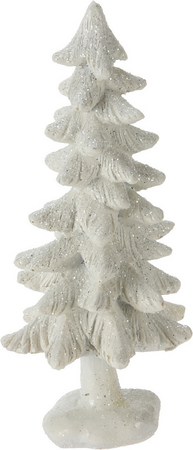 KERSTBOOM 6X13CM WIT KL