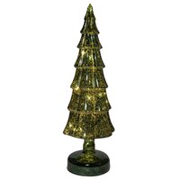 Kerstboom glas 33x11cm groen - afbeelding 2