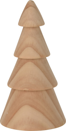 KERSTBOOM HOUT 18CM