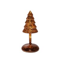 Kerstboom op stam h20.5cm brn - afbeelding 2