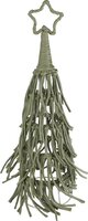 Kerstboom touw/metaal 20x20x71cm groen