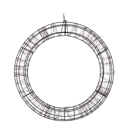 Krans metaal zwrt 1200l/d56cm cl - afbeelding 1