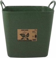 Kuip recycled vierkant 27l groen