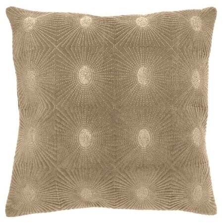 Kussen nela 45x45cm taupe