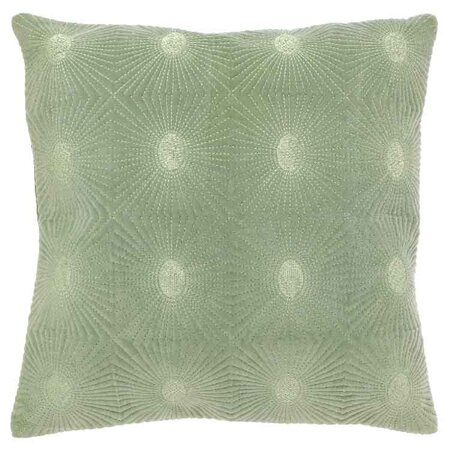 Kussen nela 45x45cm tea green