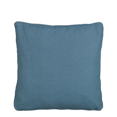 Kussen paddy l45b45h10cm blauw