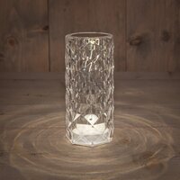 Lamp kristal 16x7.5cm warm wit - afbeelding 1