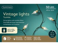 Led stringlights l490cm grn/wwit - afbeelding 1