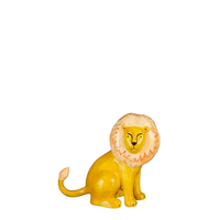 Leeuw l15.5b7h13.5cm geel