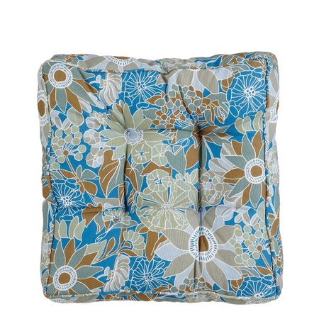 Matras kussen fleur l47b47h10cm blw