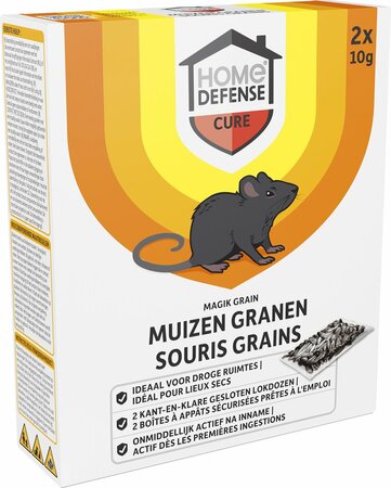 Muizenlokdoos met granen 2st