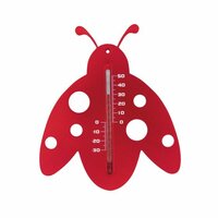 Muurthermometer lieveheersbeestje