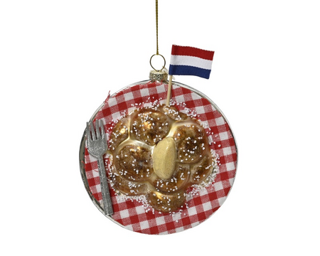 Orn.glas poffertjes eten h11cm