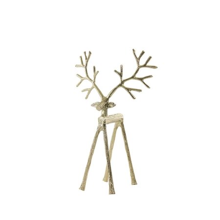 Ornament deer l19b13h39cm goud