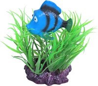 Ornament plant met doktersvis l10cm