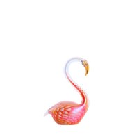 Ornament swan glas l12b7h17cm orn