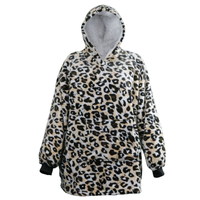 Oversized fleece hoodie dessin 2