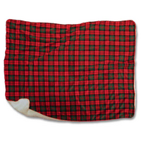 Plaid falun l160b130cm rood/grn - afbeelding 2