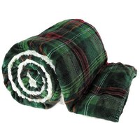 Plaid larsson l200b150cm d.groen