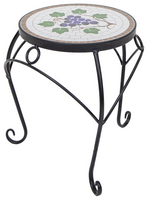 Plantafel grapevine d20h24cm zwart