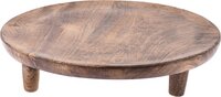 PLATEAU ROND 30CM MANGO HOUT B